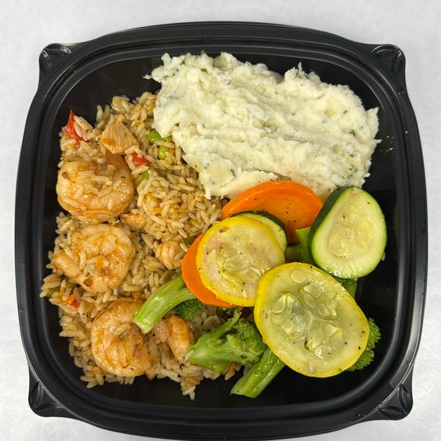 Chicken Shrimp & Rice.