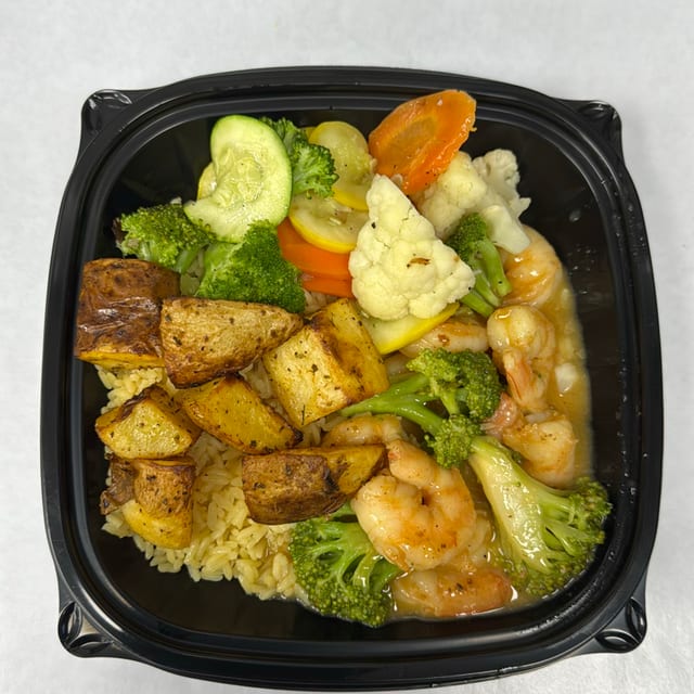Shrimp & Broccoli.