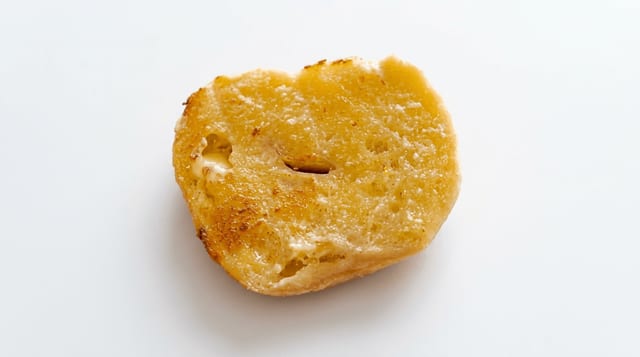 Buttered Bagel.