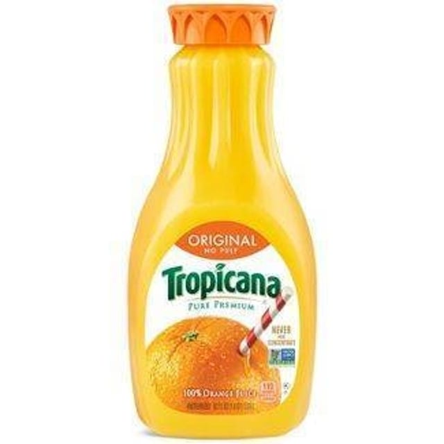 Tropicana Pure Premium No Pulp Orange Juice (52 fl oz).