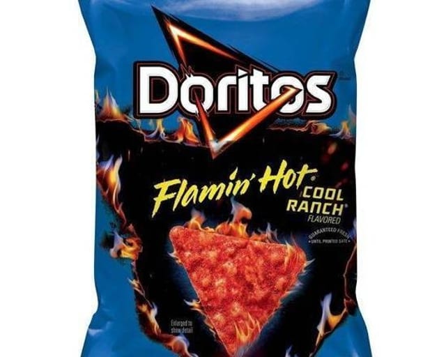 Doritos Flamin' Hot Cool Ranch.