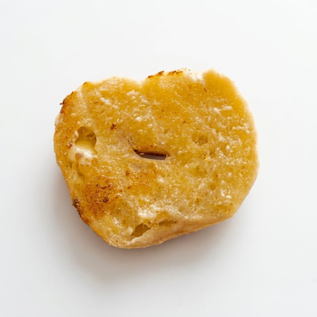 Buttered Bagel.