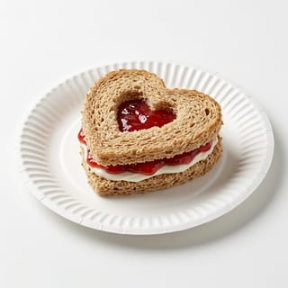 The Sweet Heart Sandwich