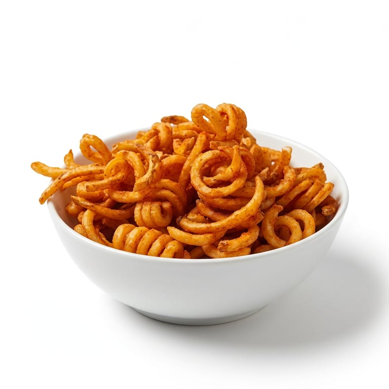 Delicious Curly Fries Await